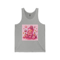 Pink Pineapple Exotic Fruit, Gooey Gummy Bear Friend — Kawaii Graphic Illustration