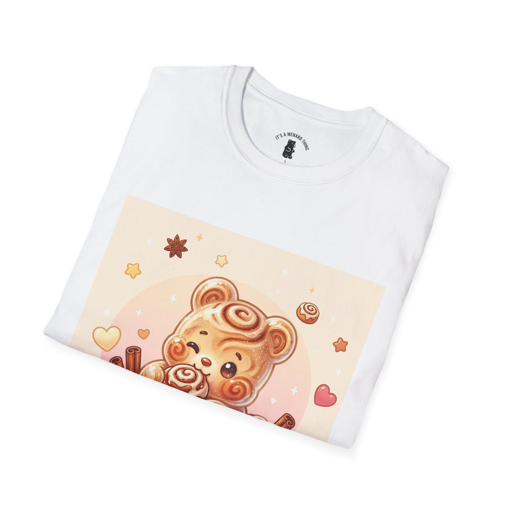 Warm Fresh Baked Cinnamon Rolls, Frosted Gooey Gummy Bears — Cute Cozy Graphic Tee