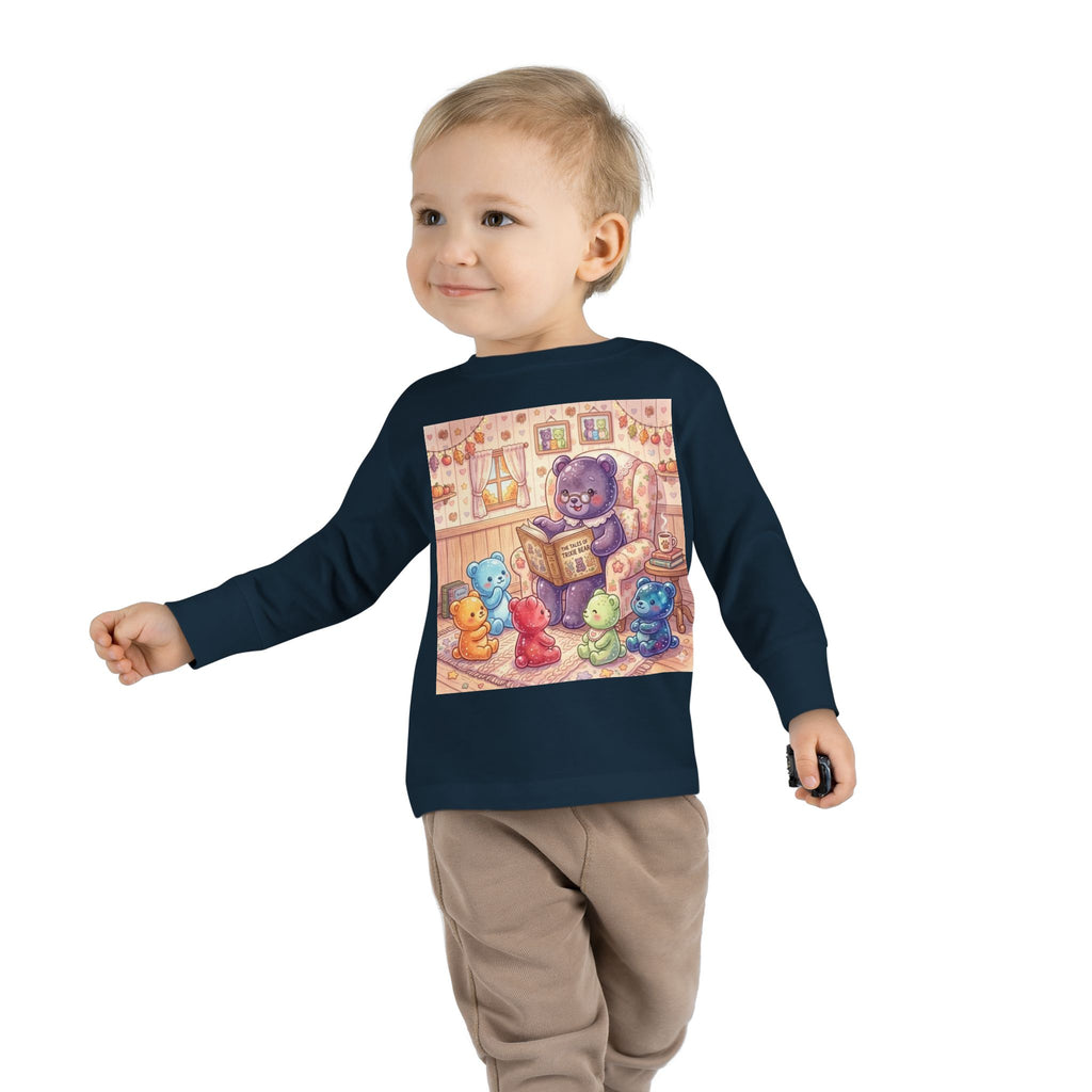 Nana Oozy Gummy Bear Story Time- Graphic Long Sleeve Shirt