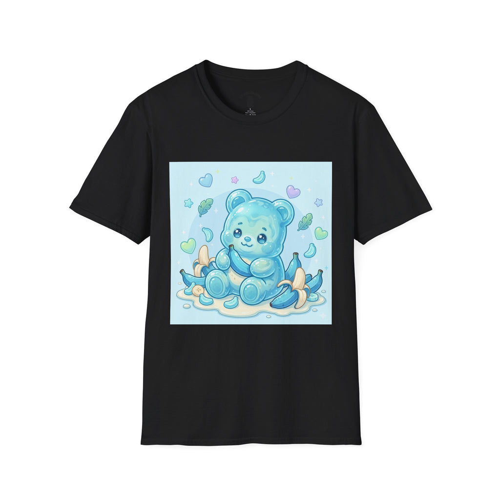 Exotic Blue Java Banana Baby Oozy Bear Friend- Kawaii Graphic Shirt