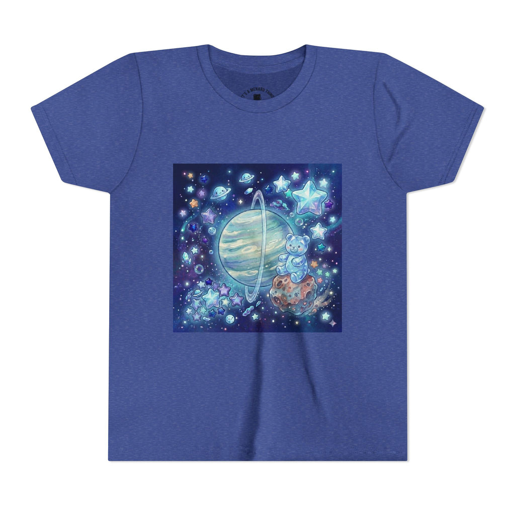 I Spy Planet Uranus, Blue Razz Gooey Crystal Gummy bear- Astronaut Graphic T-Shirt