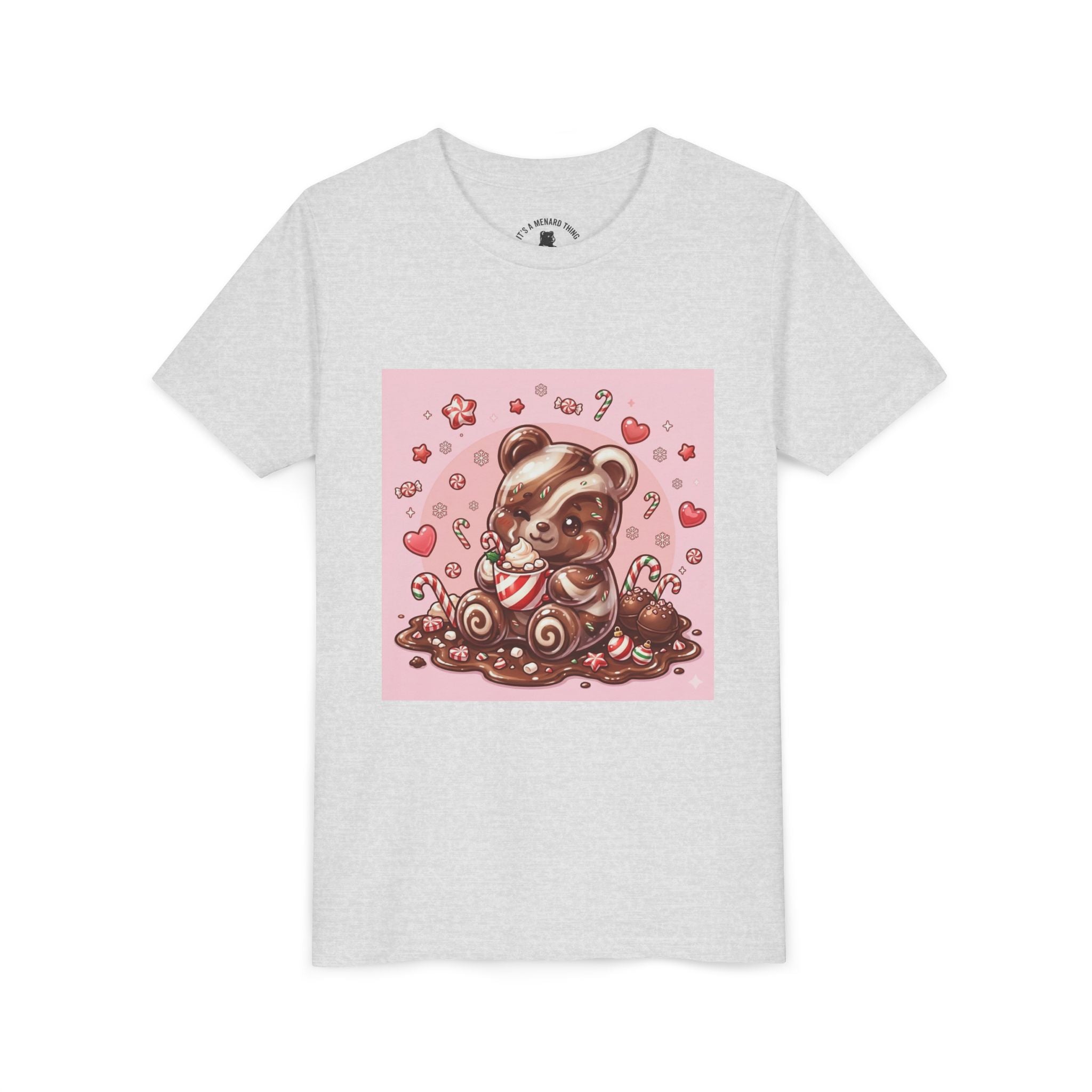 Cute Hot Chocolate Gooey Gummy Bear Holiday Kids Shirt