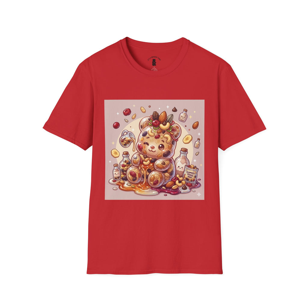 Gimme Some Trail Mix, Exotic Gooey Gummy Bear— Cute Cartoon T-Shirt