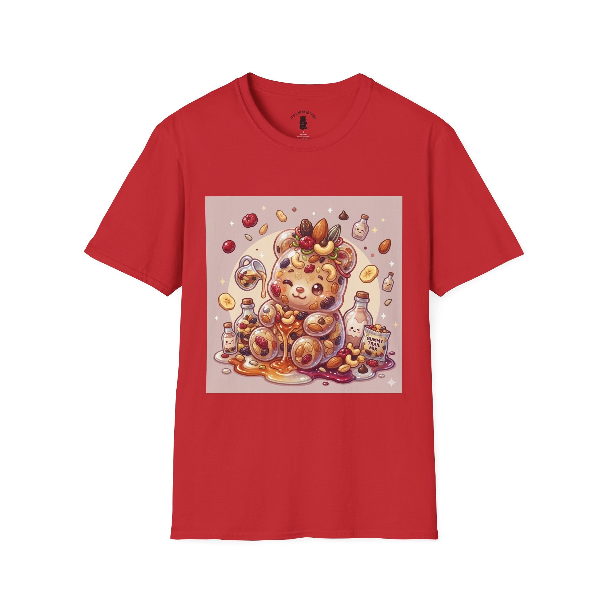 Gimme Some Trail Mix, Exotic Gooey Gummy Bear— Cute Cartoon T-Shirt