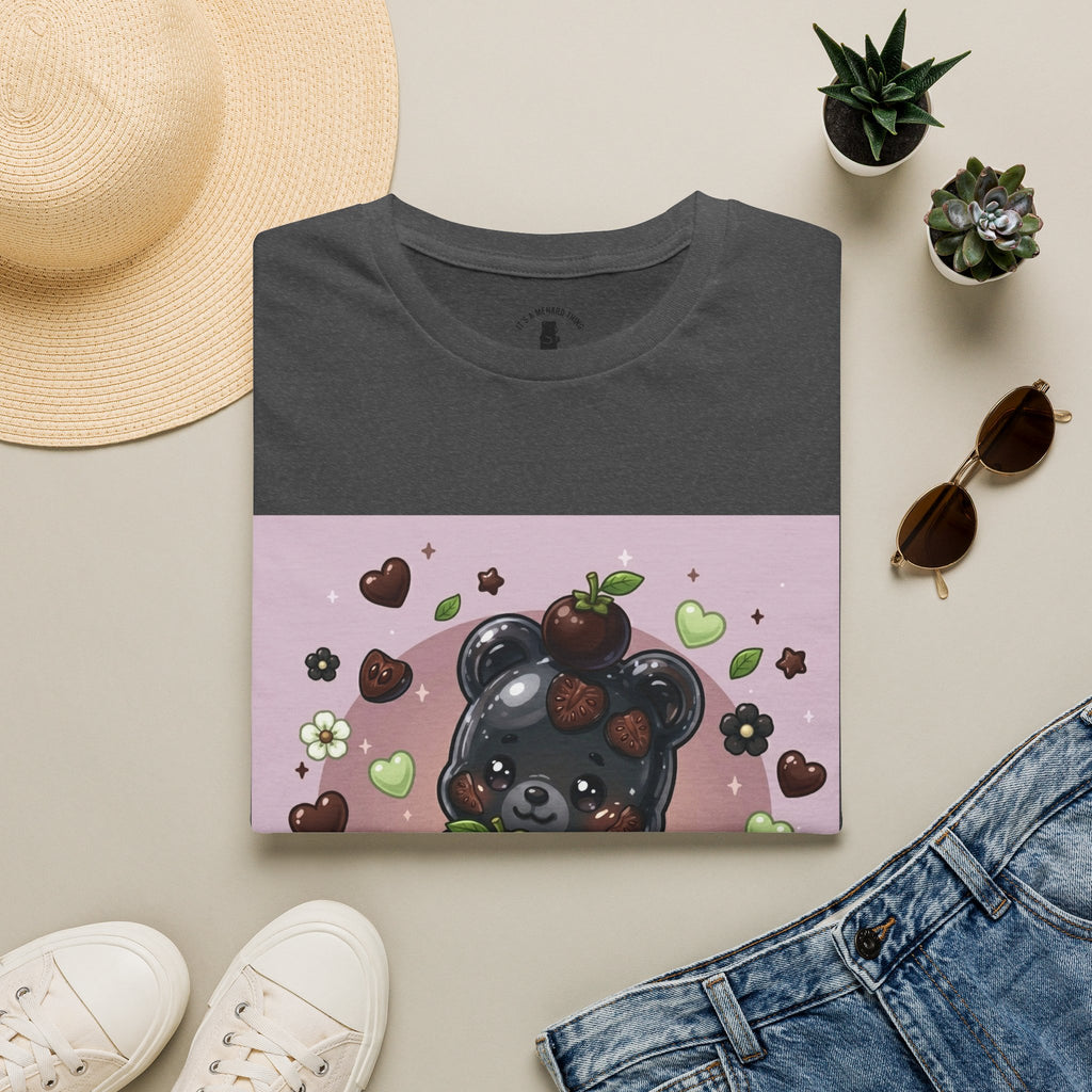 Special Black Sapote Fruit, Exotic Oozy Gummy Bear — Kawaii Graphic Shirt