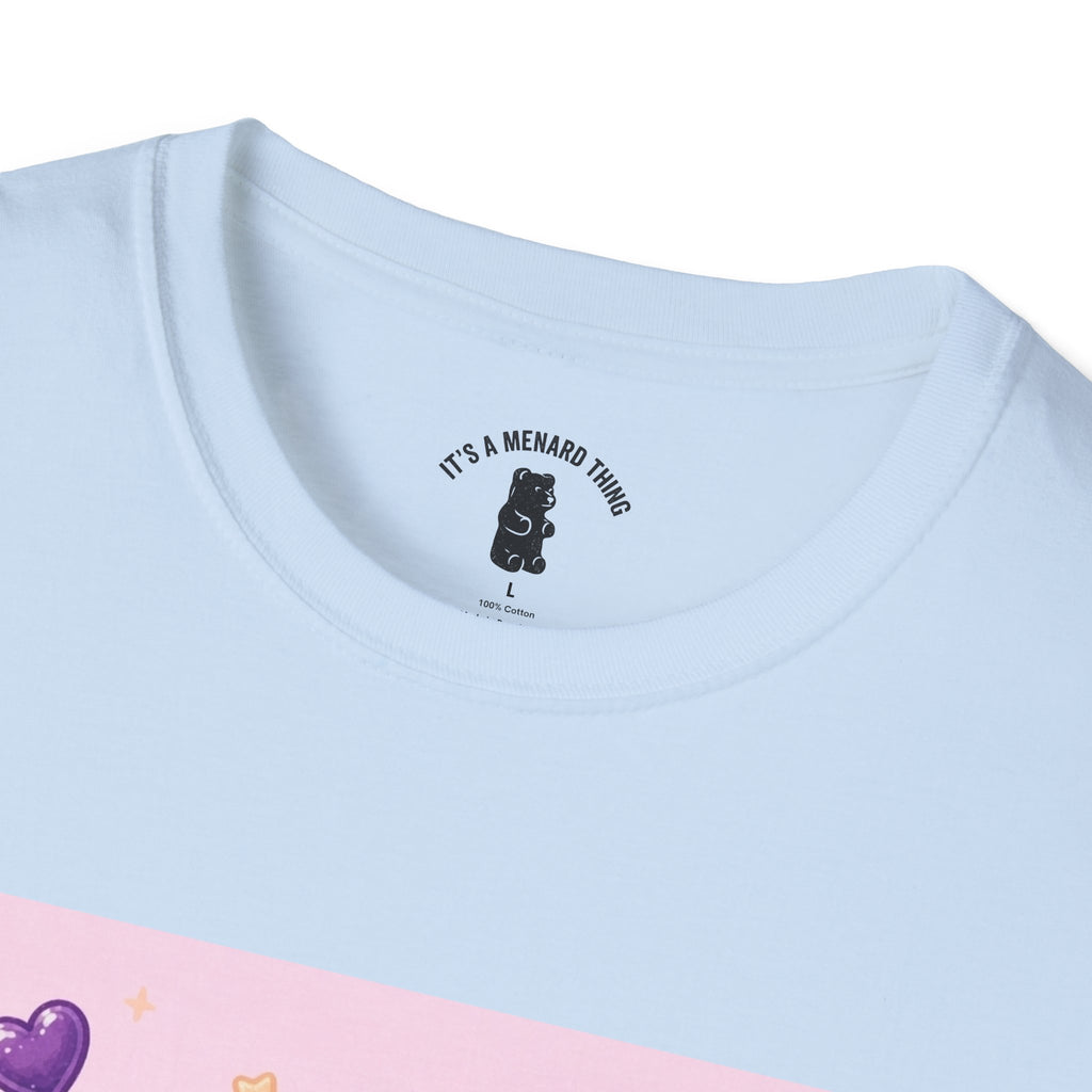 Ube & Condensed Milke Purple Gooey Gummy Bear — Kawaii Graphic Tee
