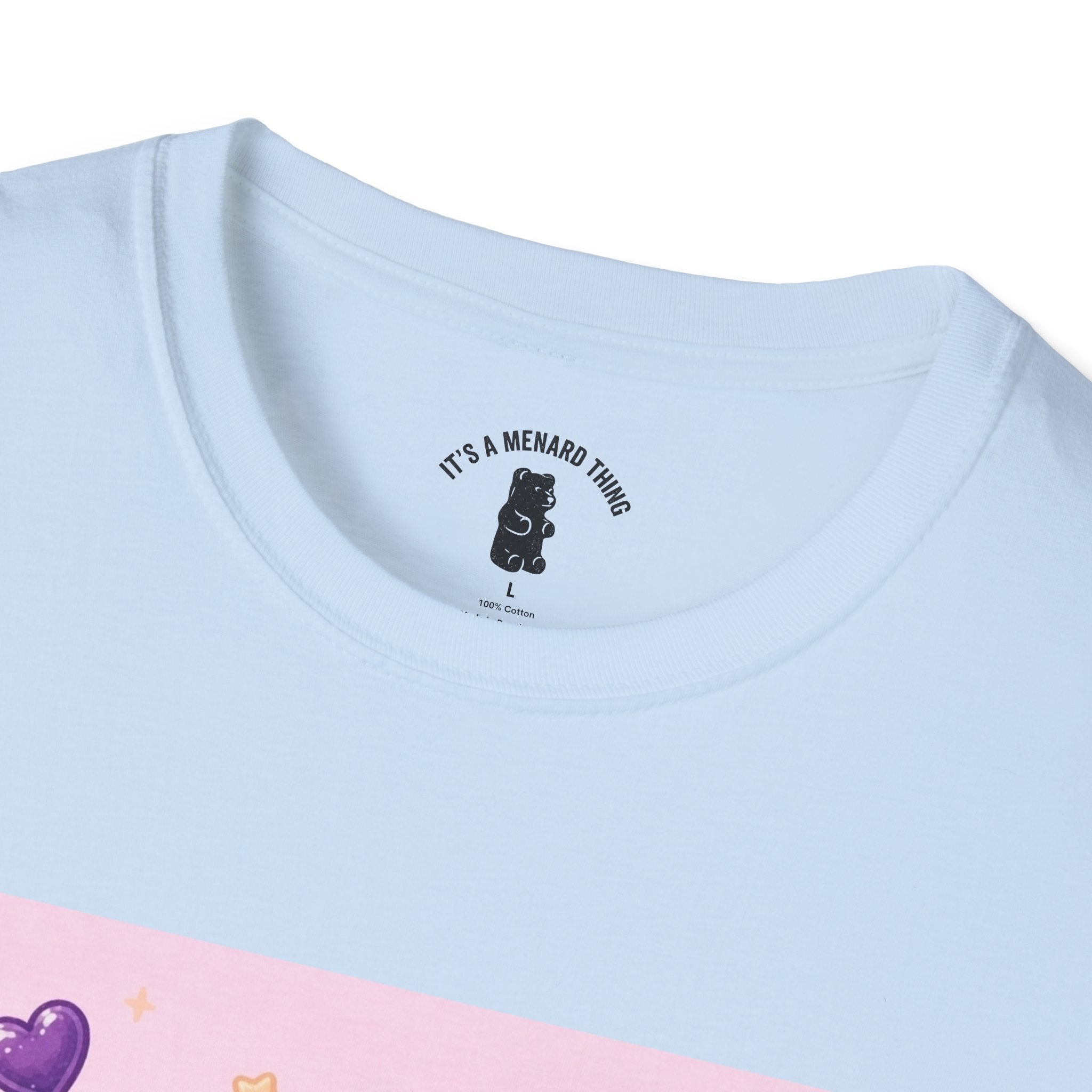 Ube & Condensed Milke Purple Gooey Gummy Bear — Kawaii Graphic Tee