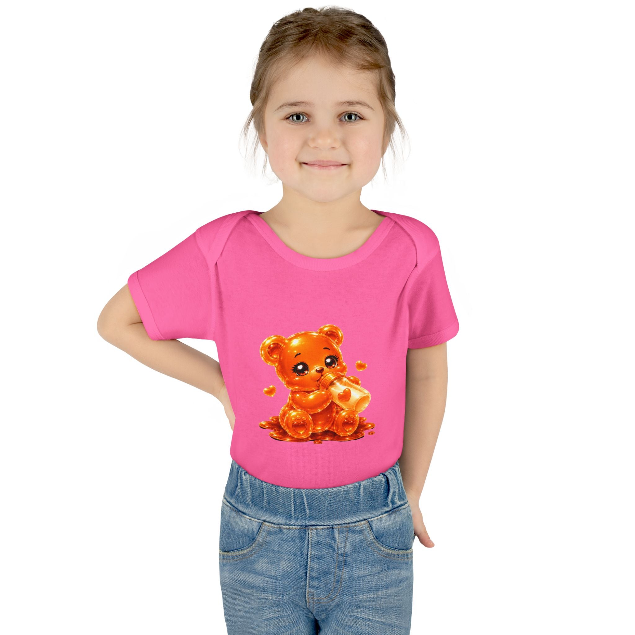 Snack Time, Oozy Baby Gummy Bear Cutie Special Addition- Graphic Onesie