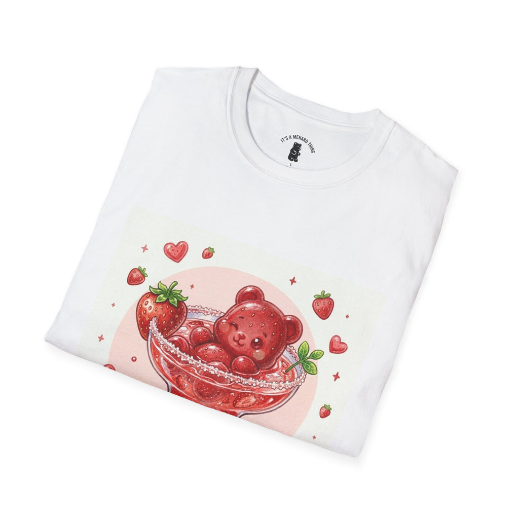 Strawberry Daiquiri Icey, Boozy Gooey Gummy Bears- Kawaii Graphic T-Shirt
