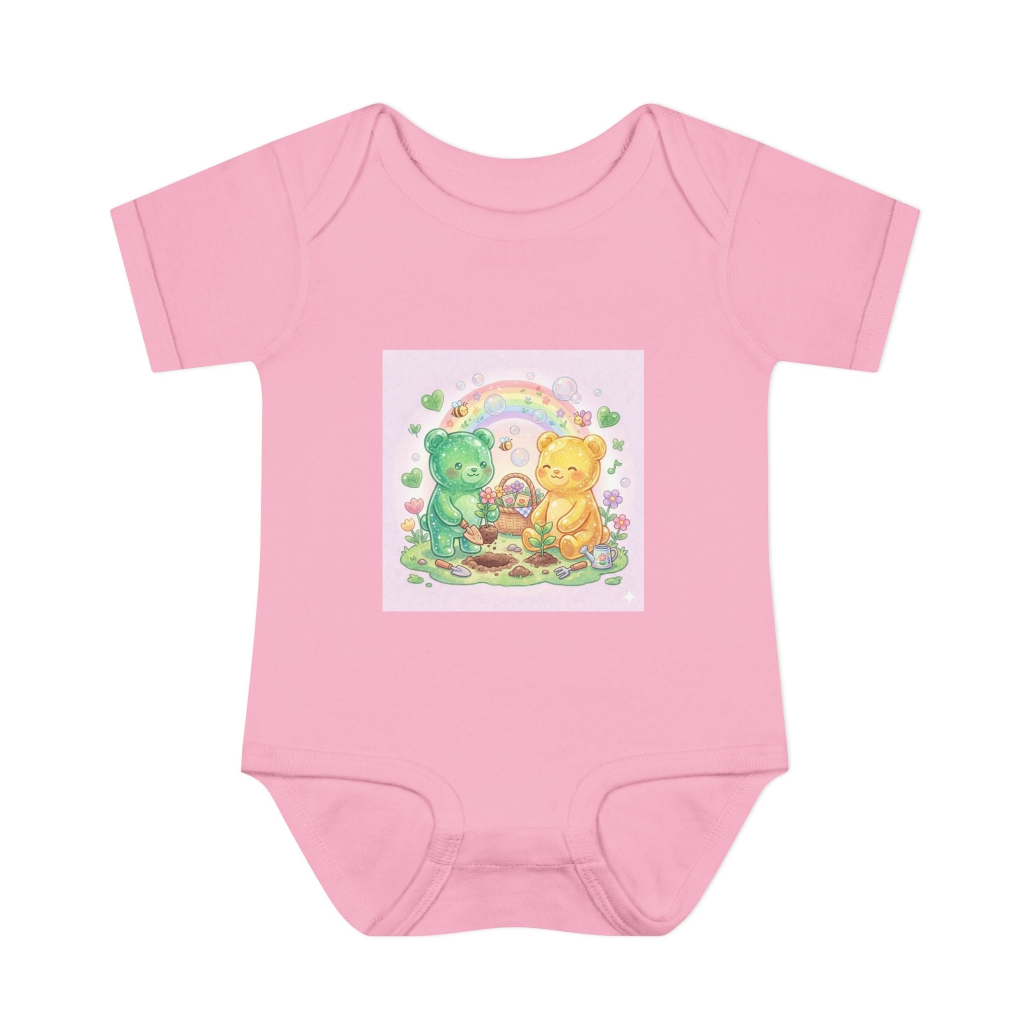 Copy of Infant Bodysuit — Oozy Gummy Bears Gardening Baby Onesie