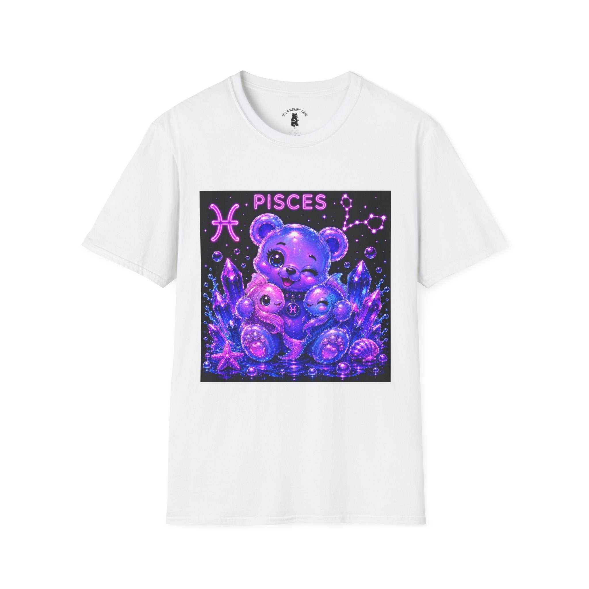 Pisces Zodiac Astrology Oozy Bear Friend Special Addition- Graphic Shirt