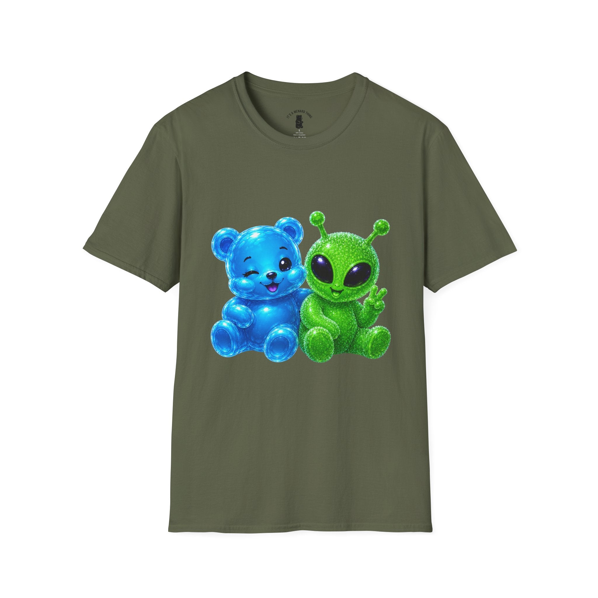 We Come in Peace, Oozy Bear & Alien Special Addition- Graphic Shirt