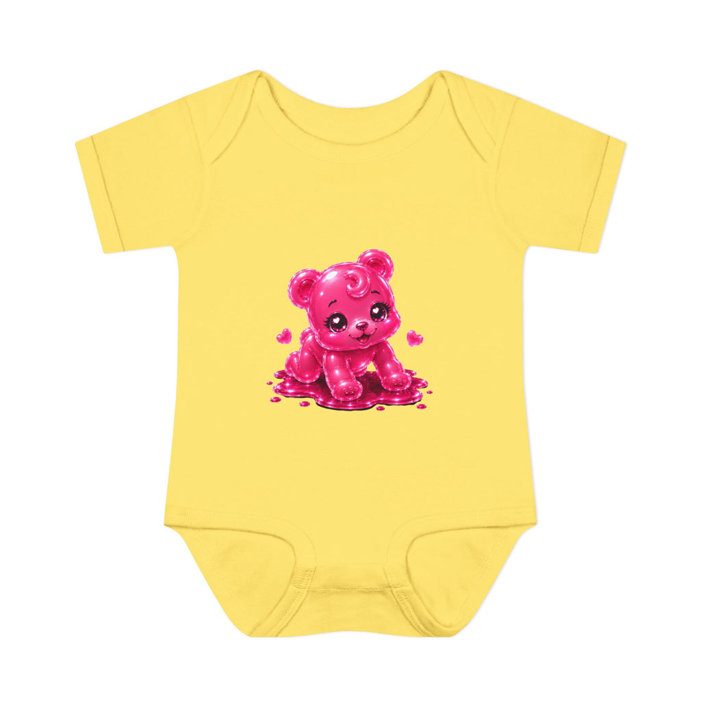 Pink Gummy Bear Infant Bodysuit - Cute Baby Shower Gift