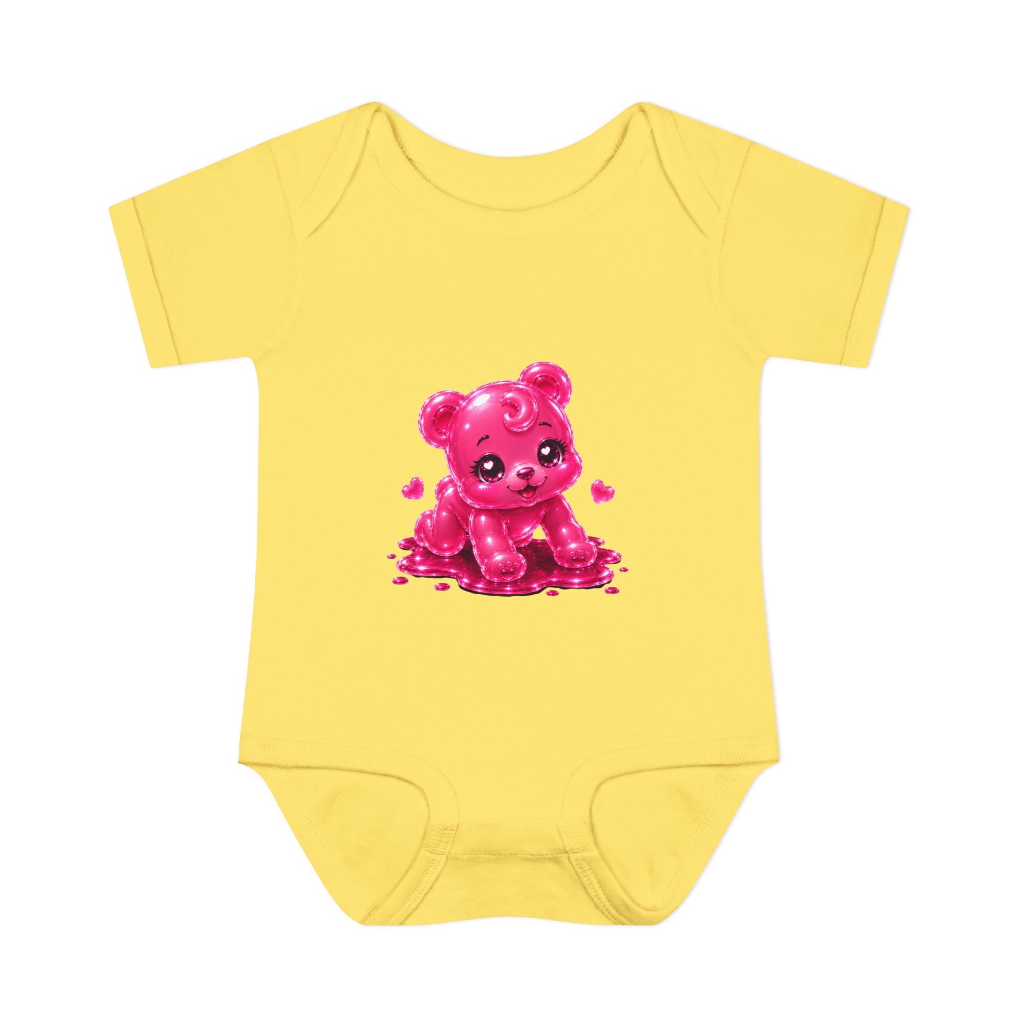 Pink Gummy Bear Infant Bodysuit - Cute Baby Shower Gift