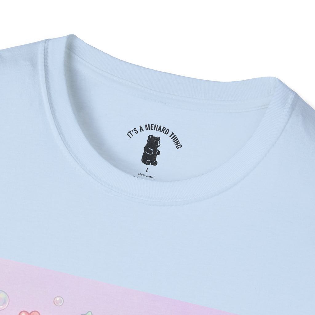 Carnival Snack Cart, Sharing with Friends Gooey Gummy Bears — Whimsical Graphic T-Shirt
