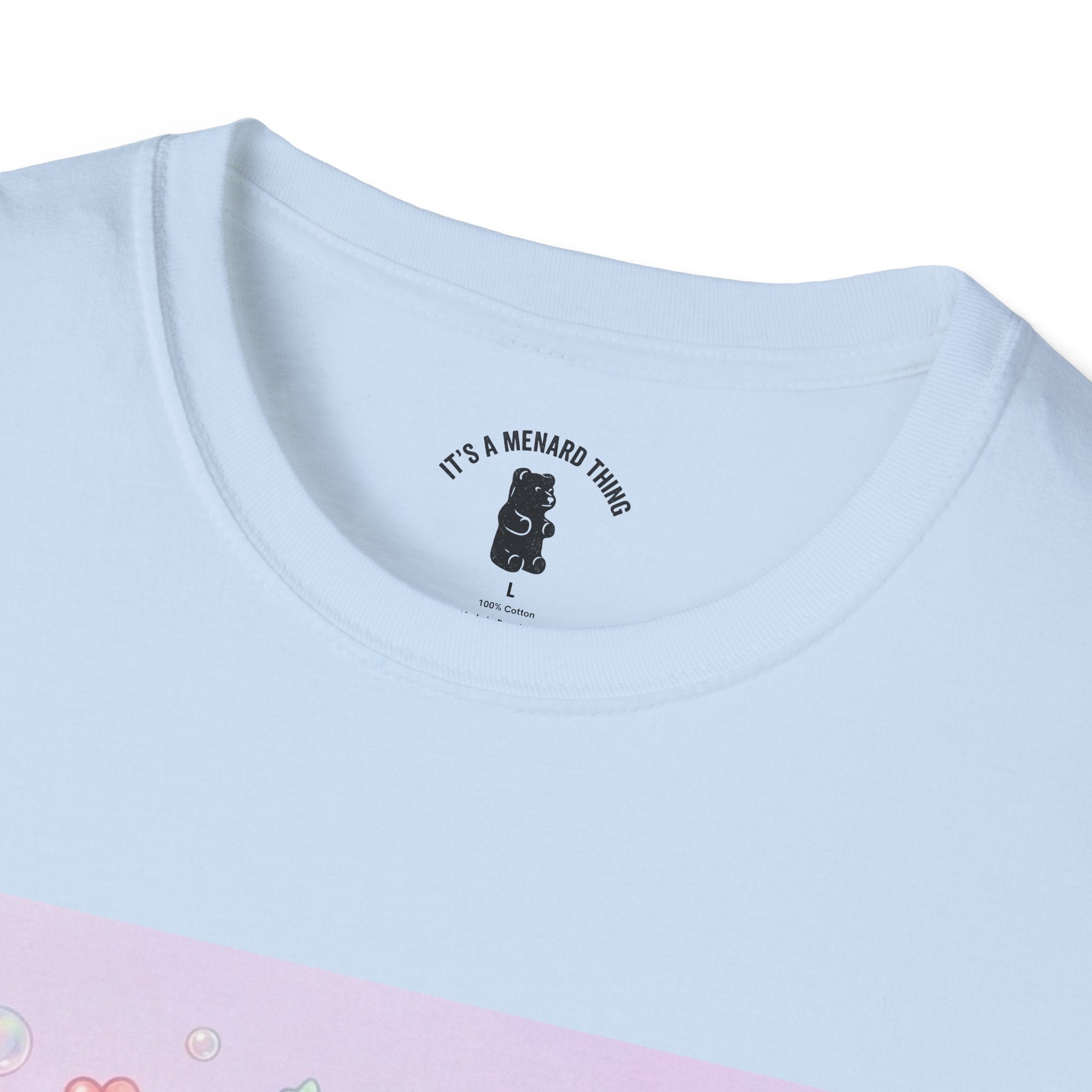 Carnival Snack Cart, Sharing with Friends Gooey Gummy Bears — Whimsical Graphic T-Shirt