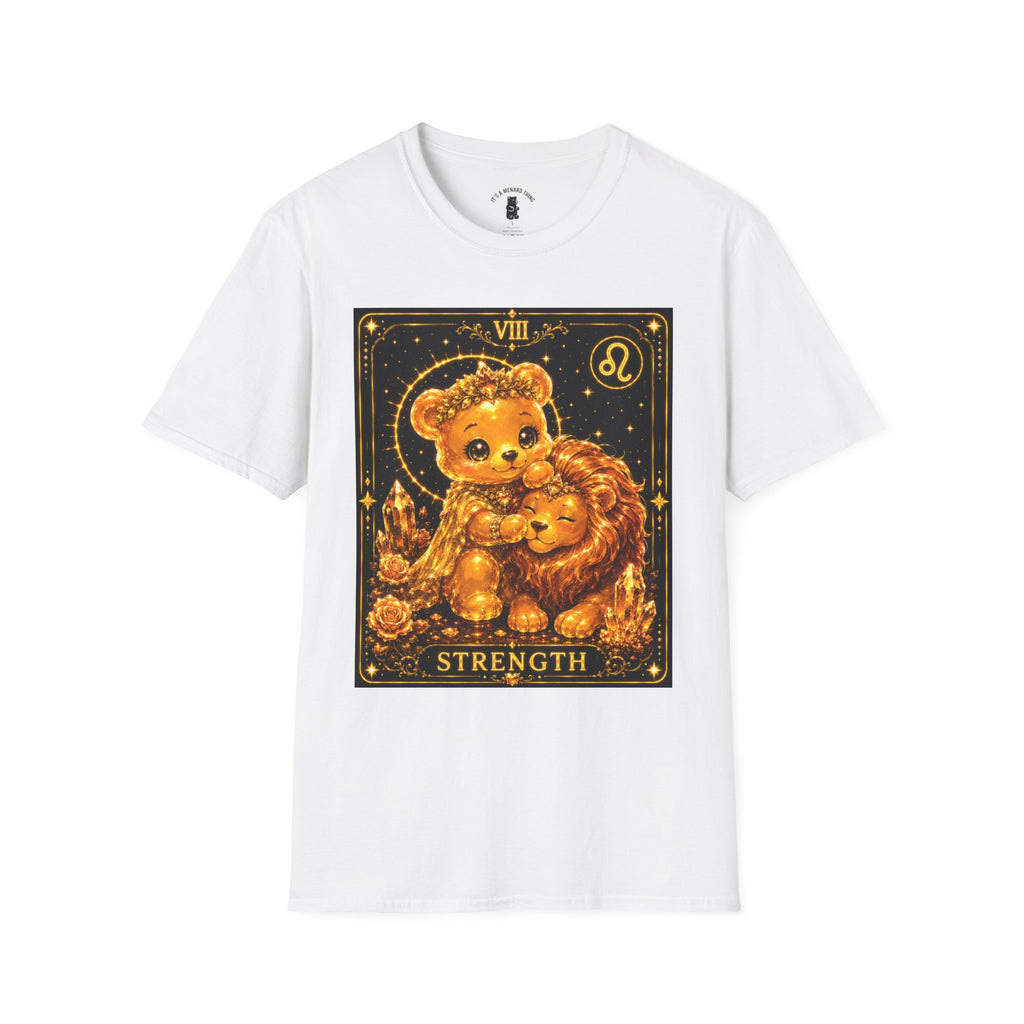 Strength Tarot Golden Lion & Oozy Bear Friend Special Addition- Graphic Shirt