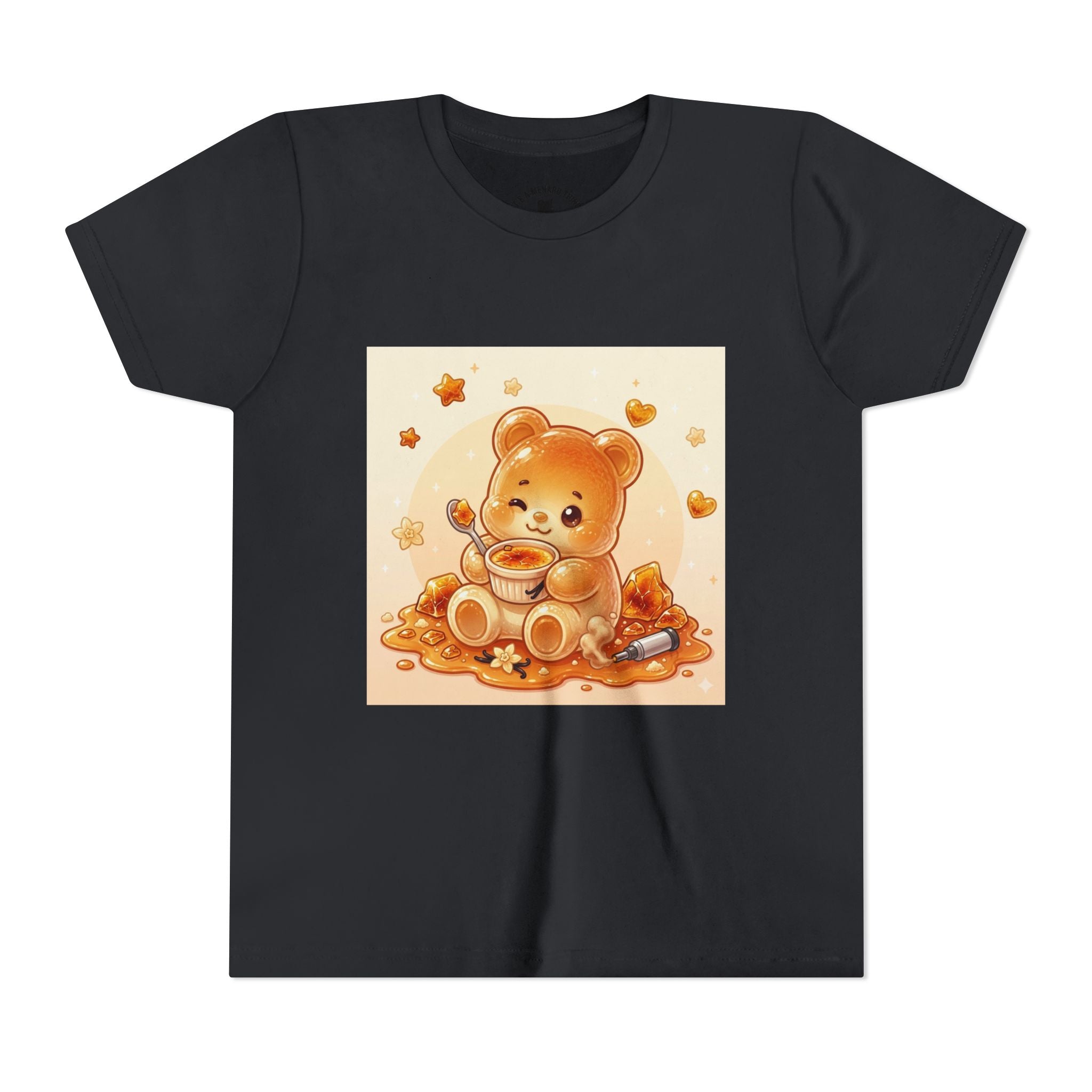 Cream Brulé Crunch Gooey Gummy Bear Graphic Youth Shirt
