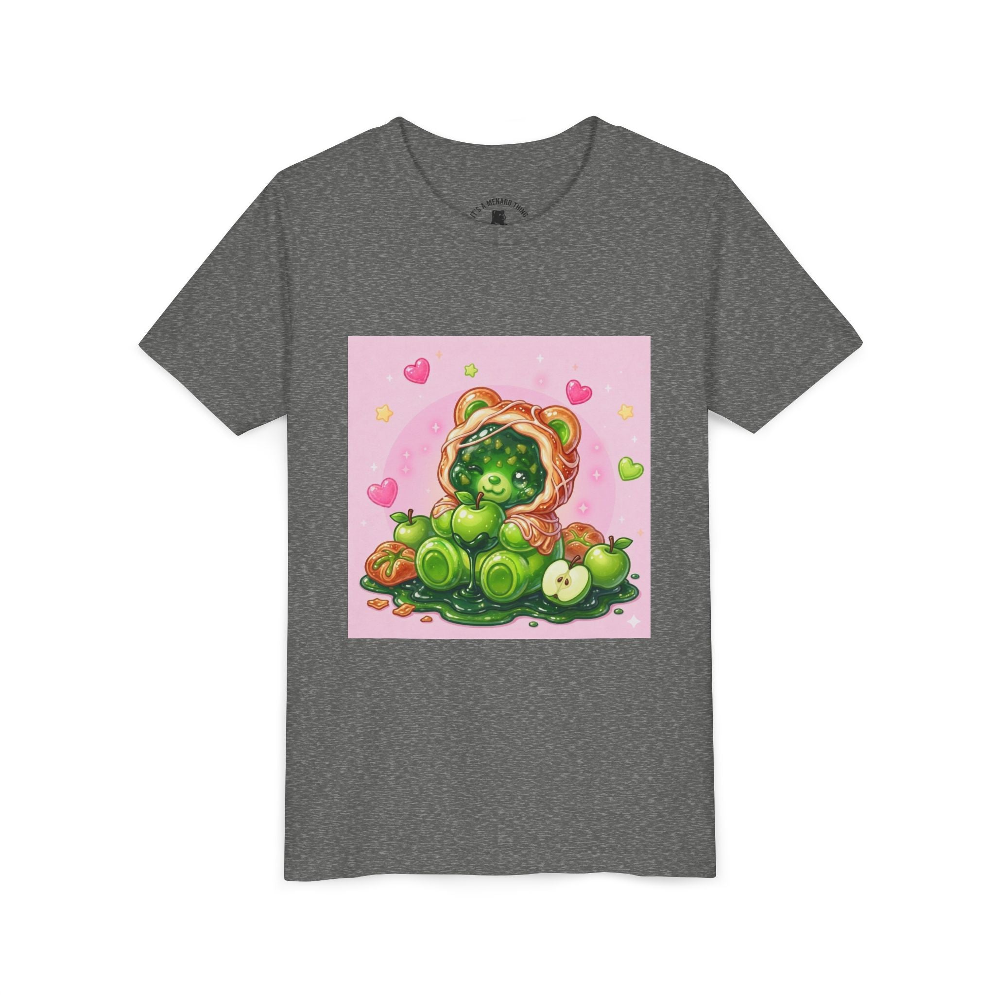 Cute Green Apple Gooey Gummy Danish Bear