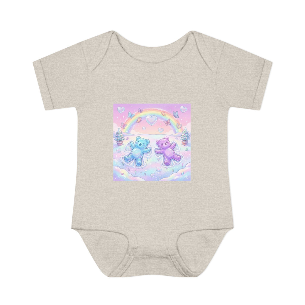 Twin Snow Angel Gooey Gummy Bears Infant Bodysuit — Cute Baby Onesie