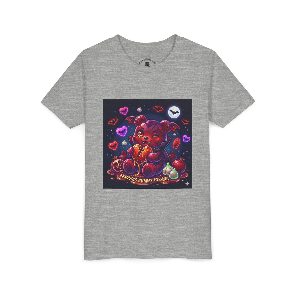 Halloween Vampire Gooey Gummy Bear - Cute Goth Heart Graphic Shirt