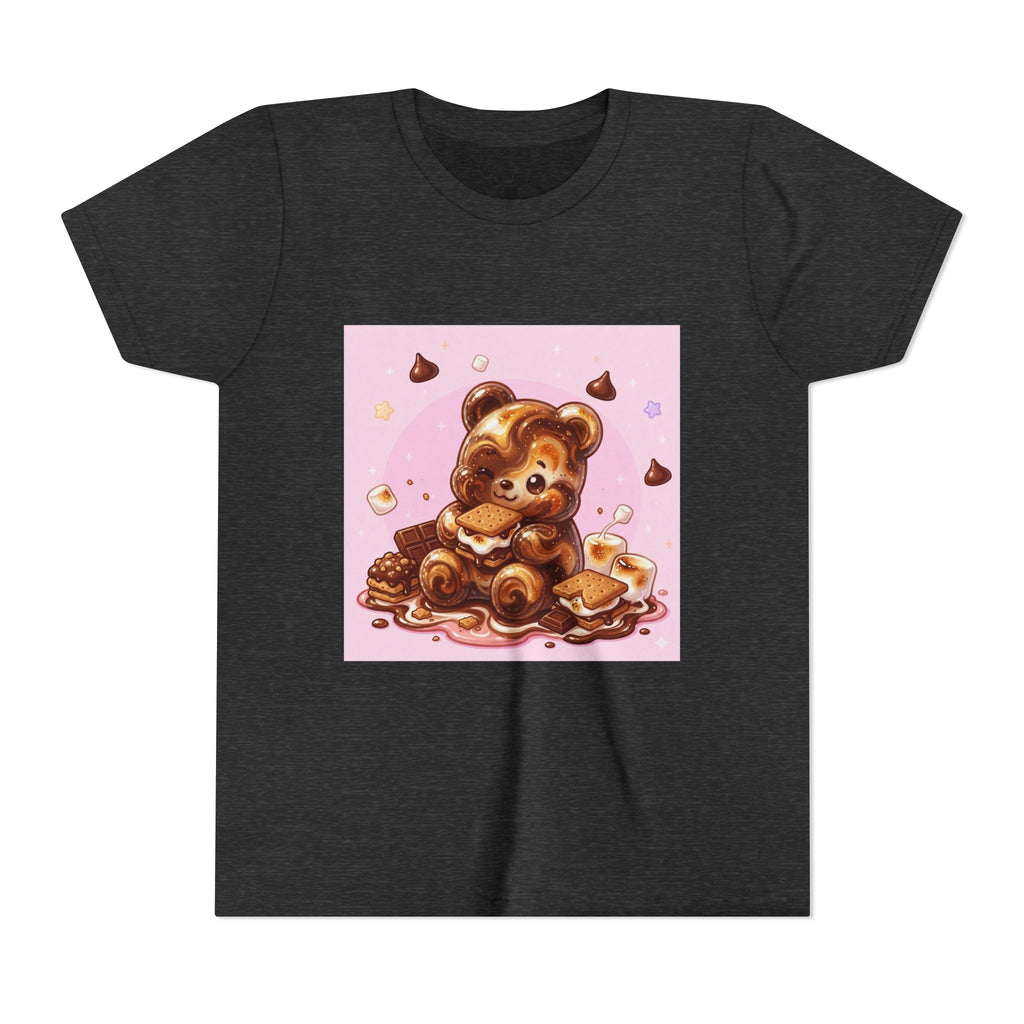 Chocolate, Marshmello S'more Gooey Fudge Gummy Bear Dessert Graphic Tee