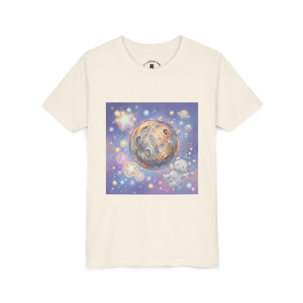 Lets Study Mercury, Silver Gooey Crystal Gummy Bear-Galaxy Graphic Youth Shirt