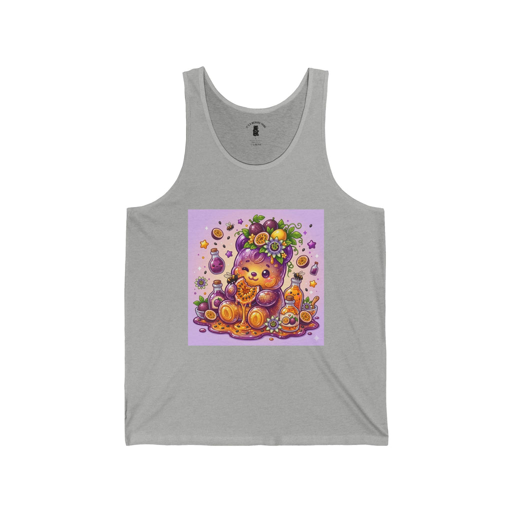 Passion Fruit Delight, Exotic Fruit Gooey Gummy Bear - Kawaii Graphic Tank Top