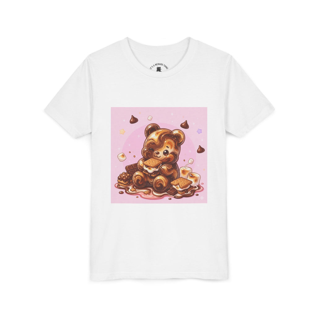 Chocolate, Marshmello S'more Gooey Fudge Gummy Bear Dessert Graphic Tee