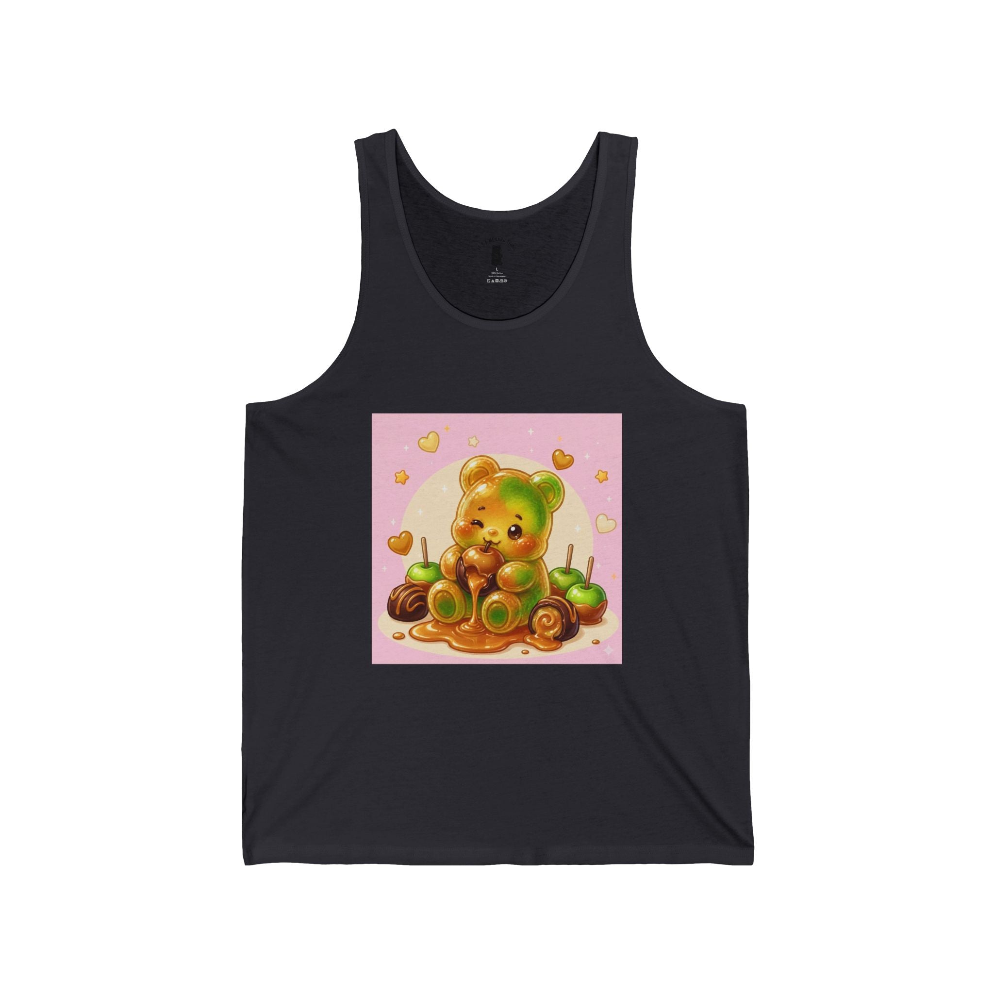 Caramel Apple, Gooey Gummy Bear Friend — Kawaii Graphic Tank top