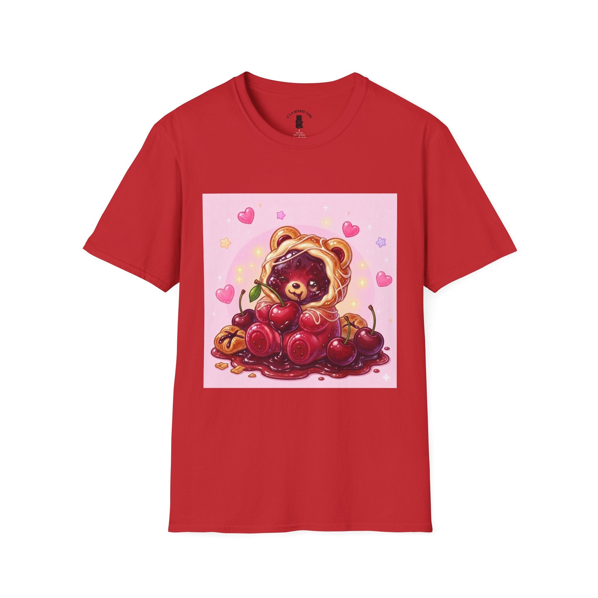 Cherry ripe Danish Gooey Gummy Bear— Kawaii Graphic Tee