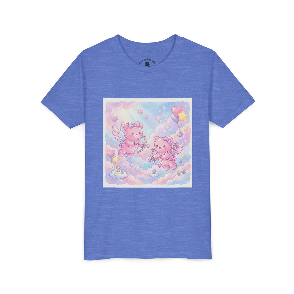 Cherub Angels Gooey Gummy Bear Friends- Hearts Pastel Cloud Graphic