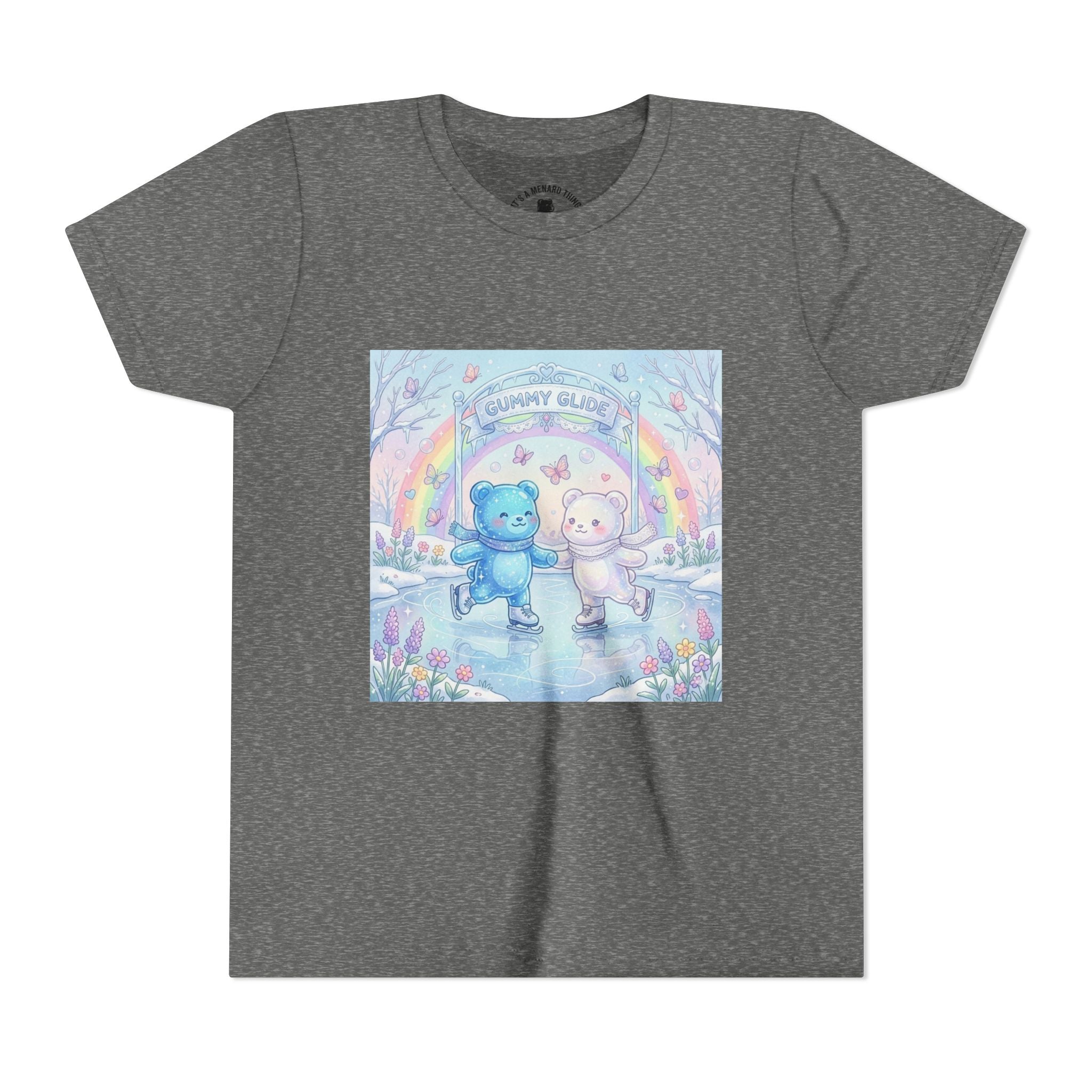 Ice Skating Gooey Gummy Bears- Youth T-Shirt