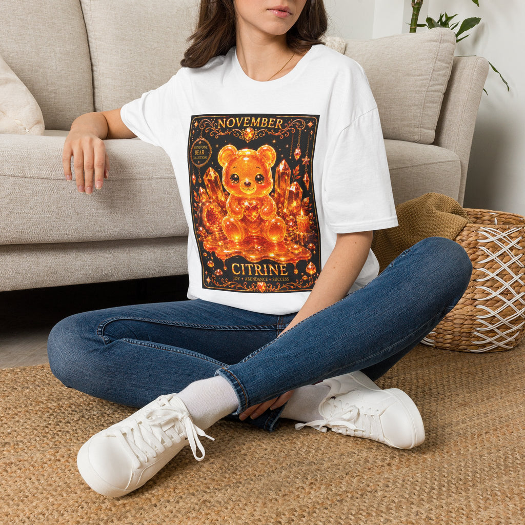 November, Citrine Birthstone Oozy Bear Special Addition- Graphic Shirt