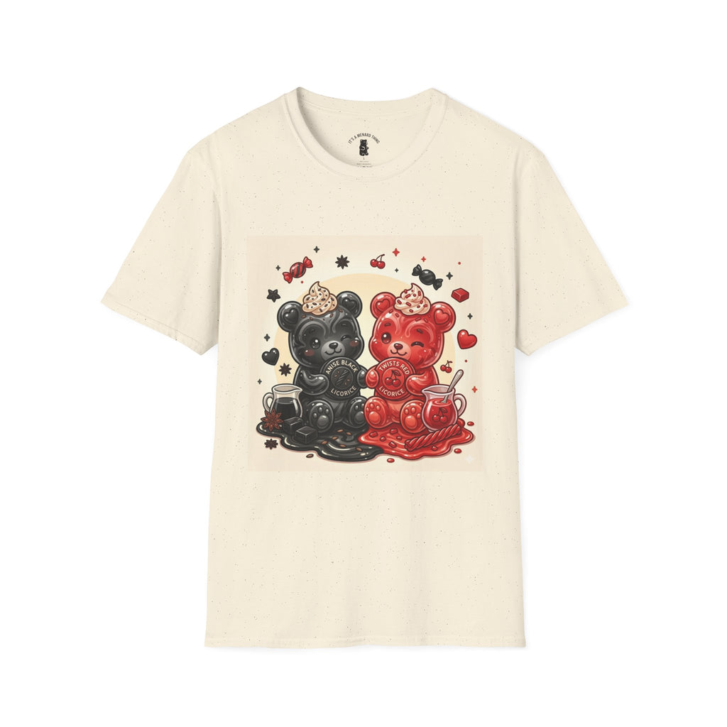 Licorice Twins, Gooey Gummy bears — Kawaii Graphic T-Shirt