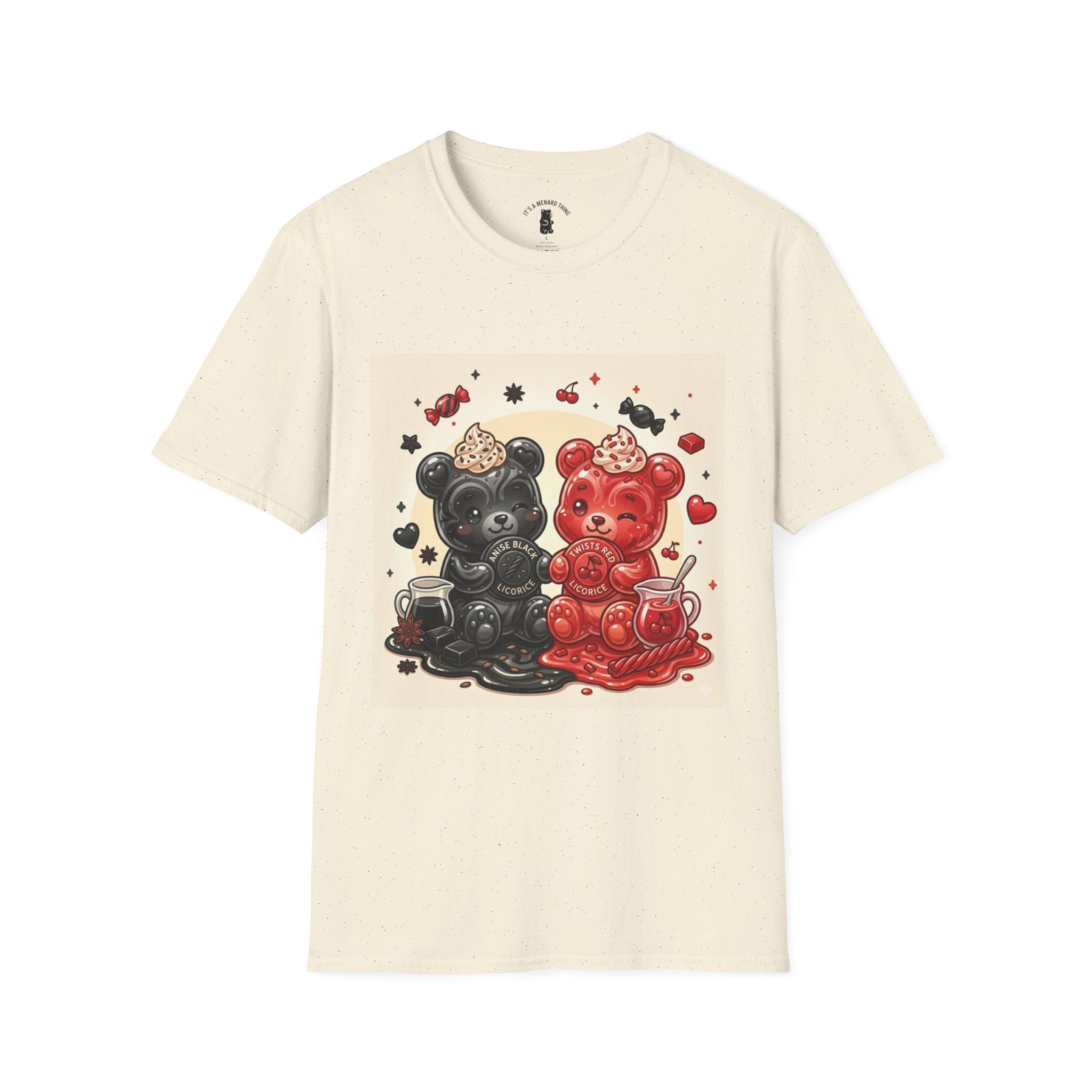 Licorice Twins, Gooey Gummy bears — Kawaii Graphic T-Shirt