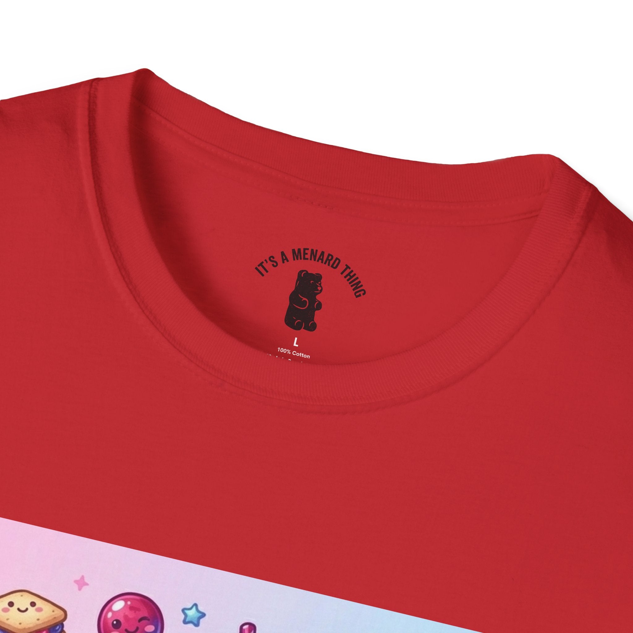 Hibiscus and Mixed Berry Jam, Exotic fruit Flower Gooey Gummy — Kawaii Illustrated T-Shirt