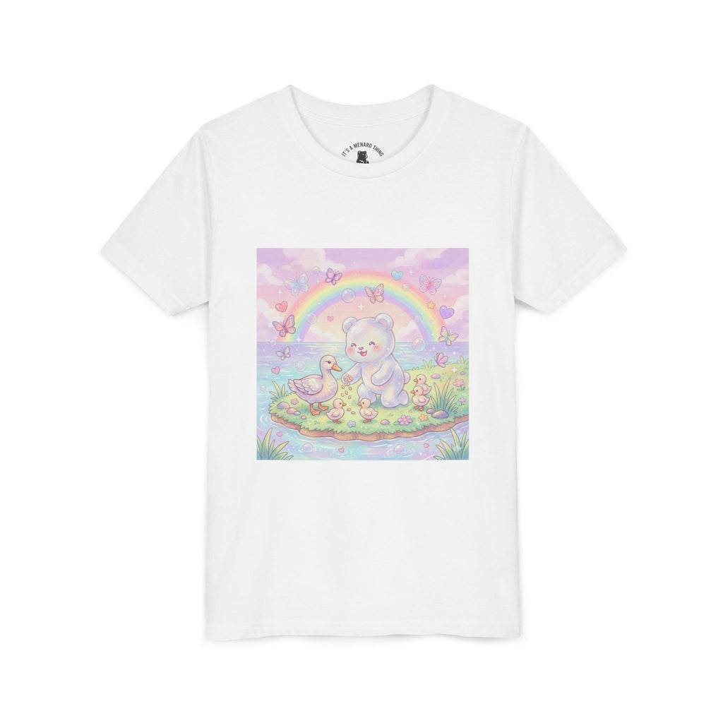 Duck Feeding, Gooey Gummy Friend- Graphic T-Shirt