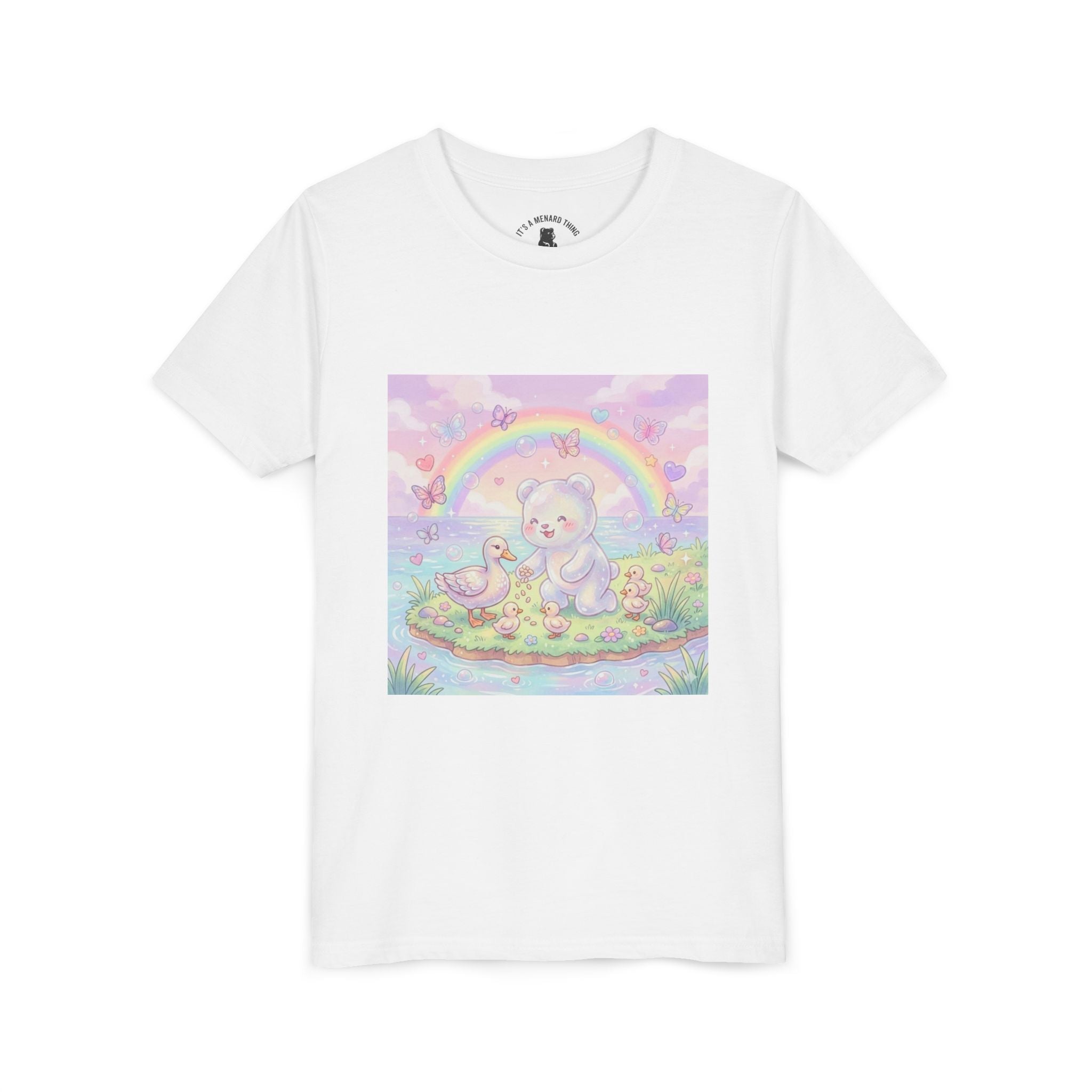 Duck Feeding, Gooey Gummy Friend- Graphic T-Shirt