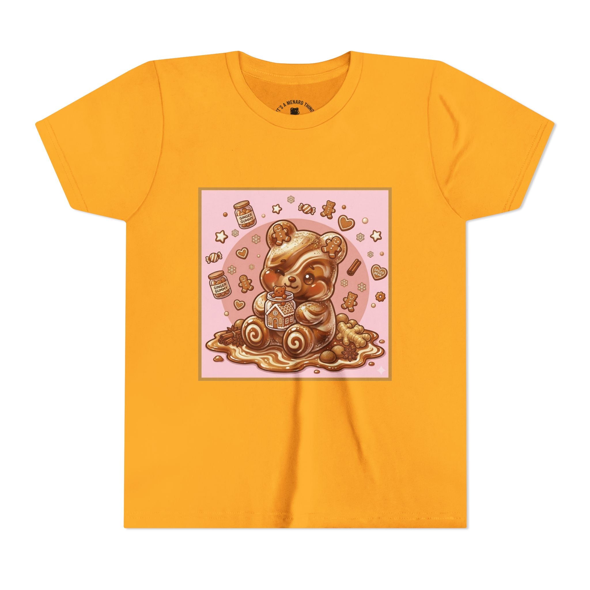 Gooey Gummy Bear Ginger Bread Graphic Youth T-Shirt