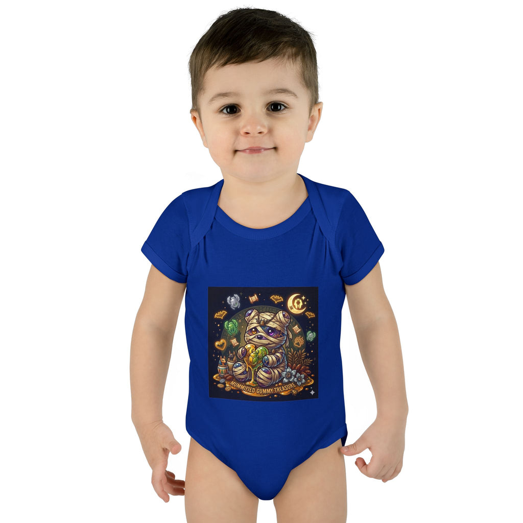 Infant Bodysuit - Cute Gooey Mummy Bear Halloween