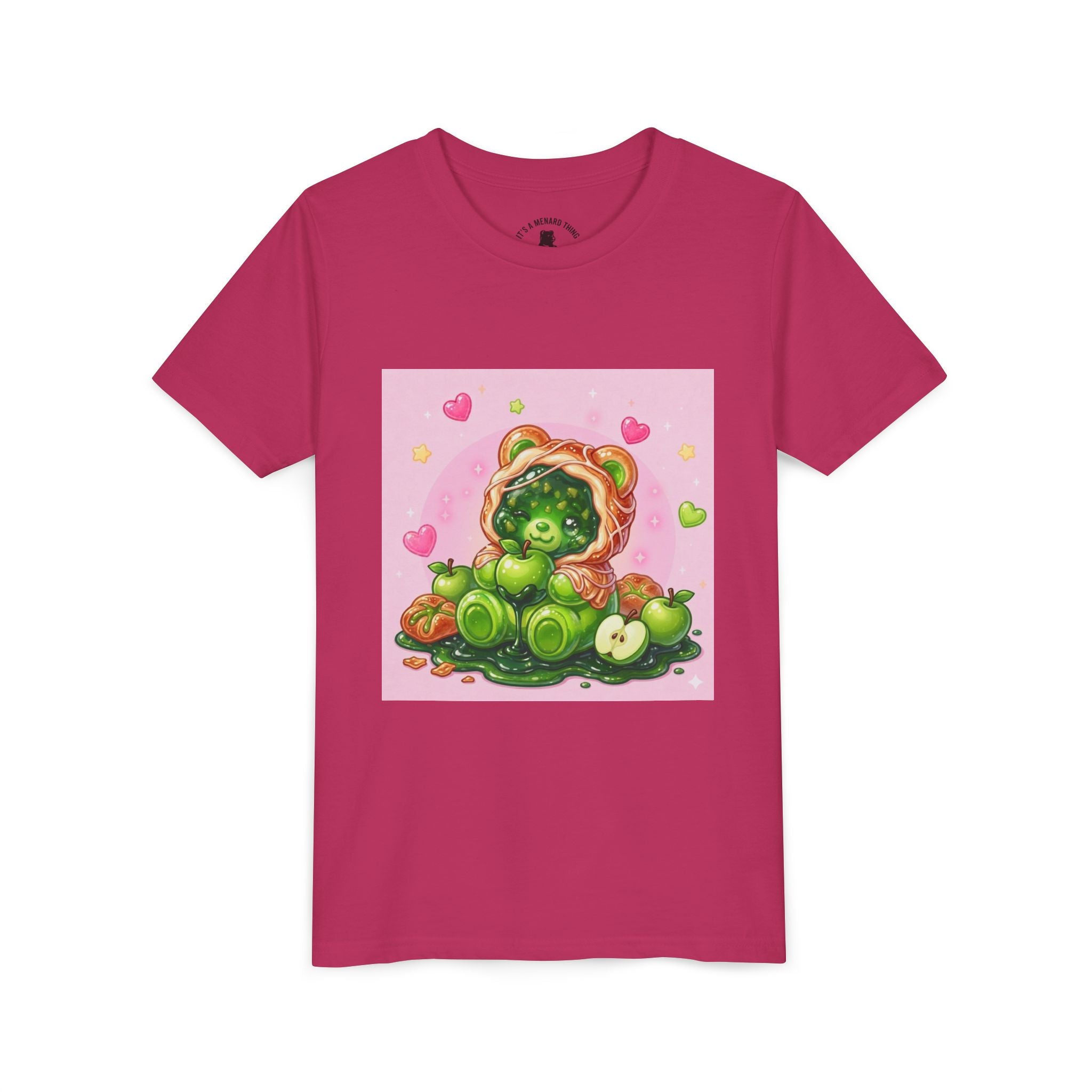 Cute Green Apple Gooey Gummy Danish Bear