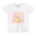 Vanilla Milk Shake Gooey Gummy Youth Tee — Kawaii Pastel Kids T‑Shirt