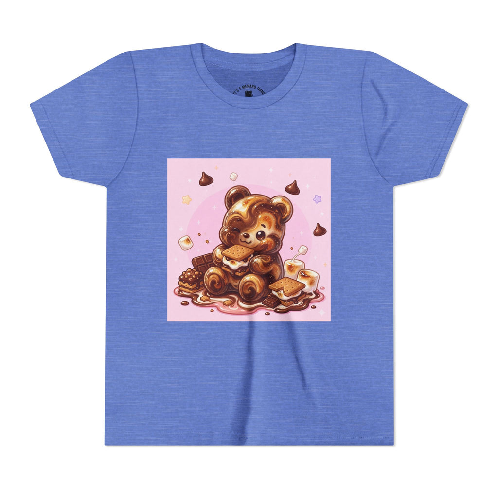Chocolate, Marshmello S'more Gooey Fudge Gummy Bear Dessert Graphic Tee