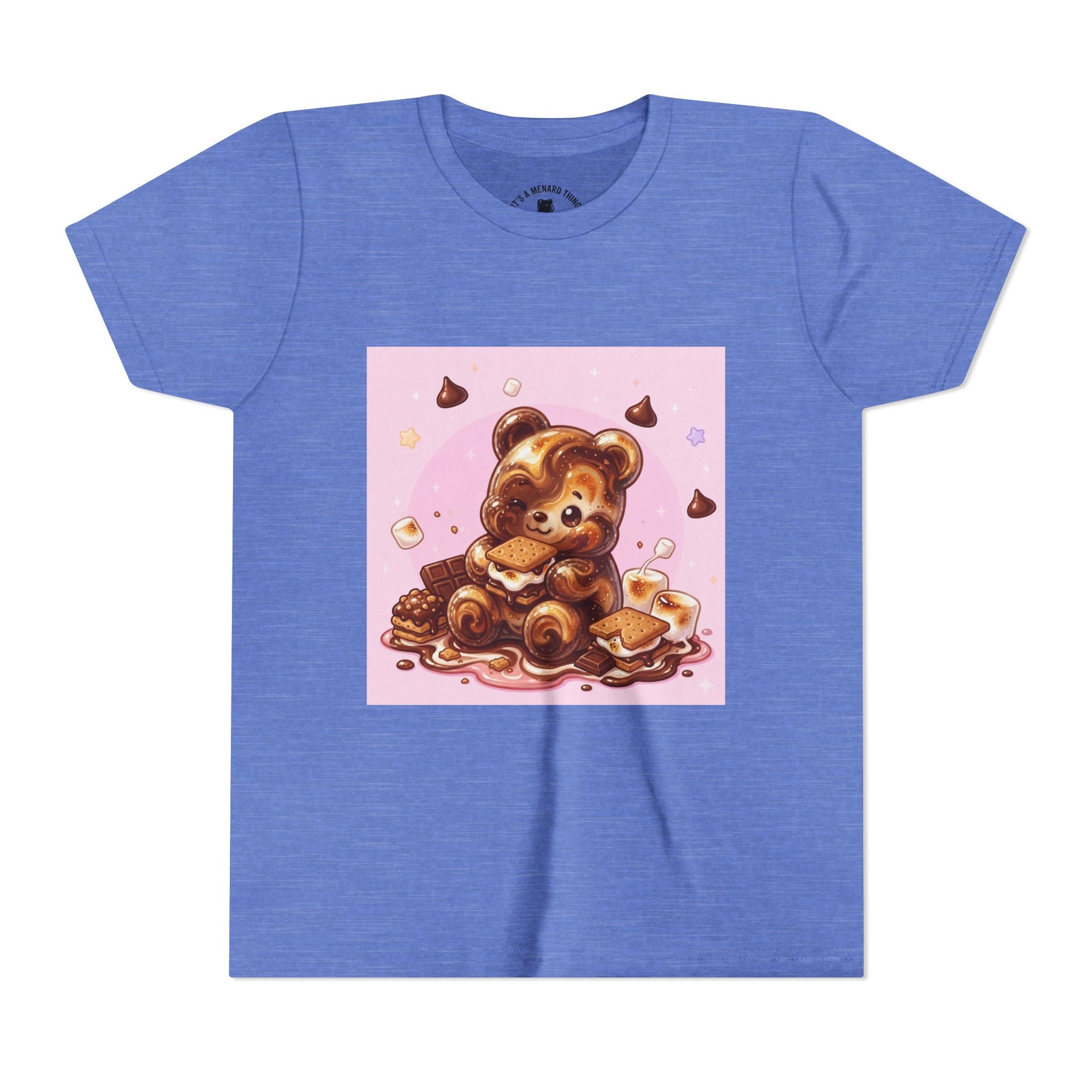 Chocolate, Marshmello S'more Gooey Fudge Gummy Bear Dessert Graphic Tee