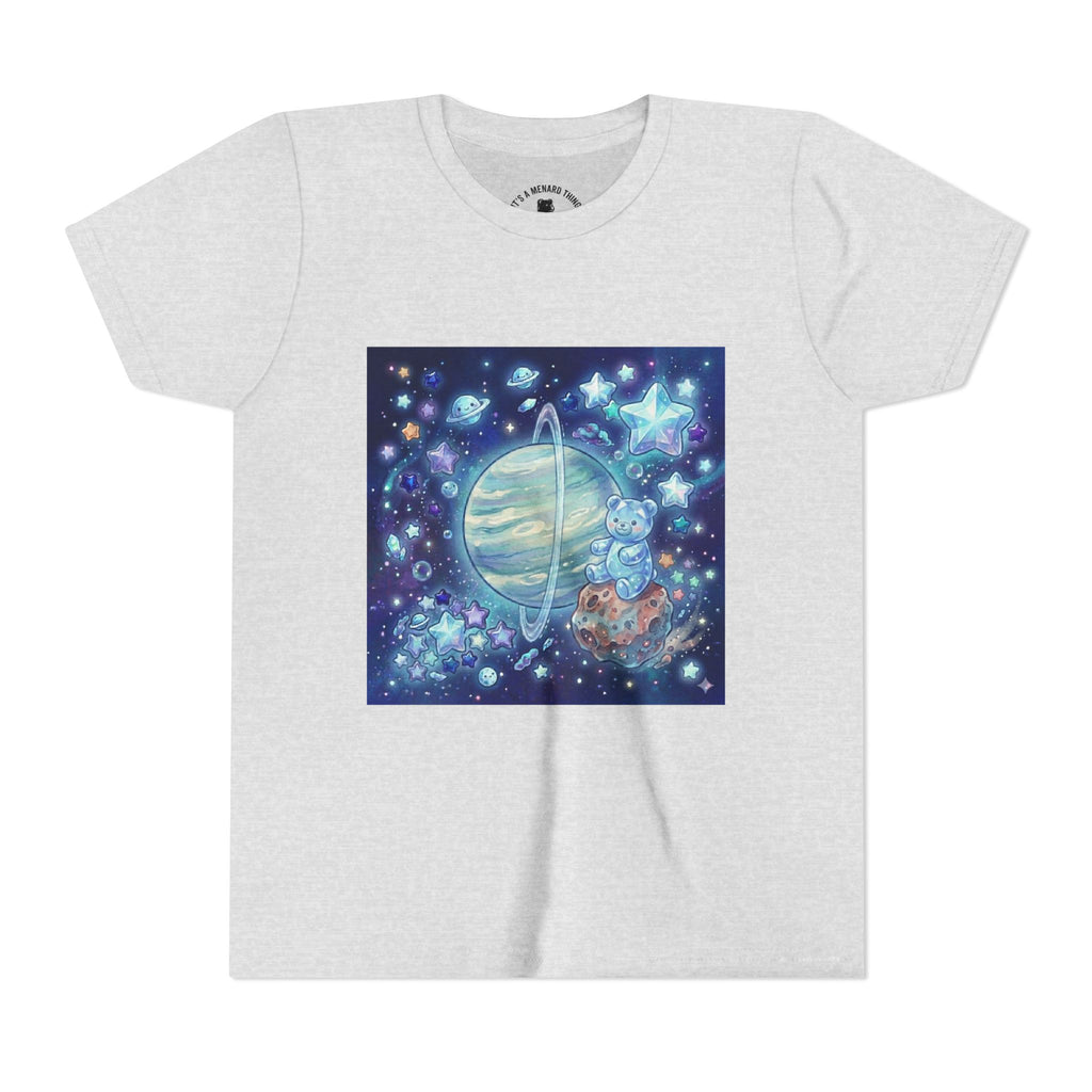 I Spy Planet Uranus, Blue Razz Gooey Crystal Gummy bear- Astronaut Graphic T-Shirt