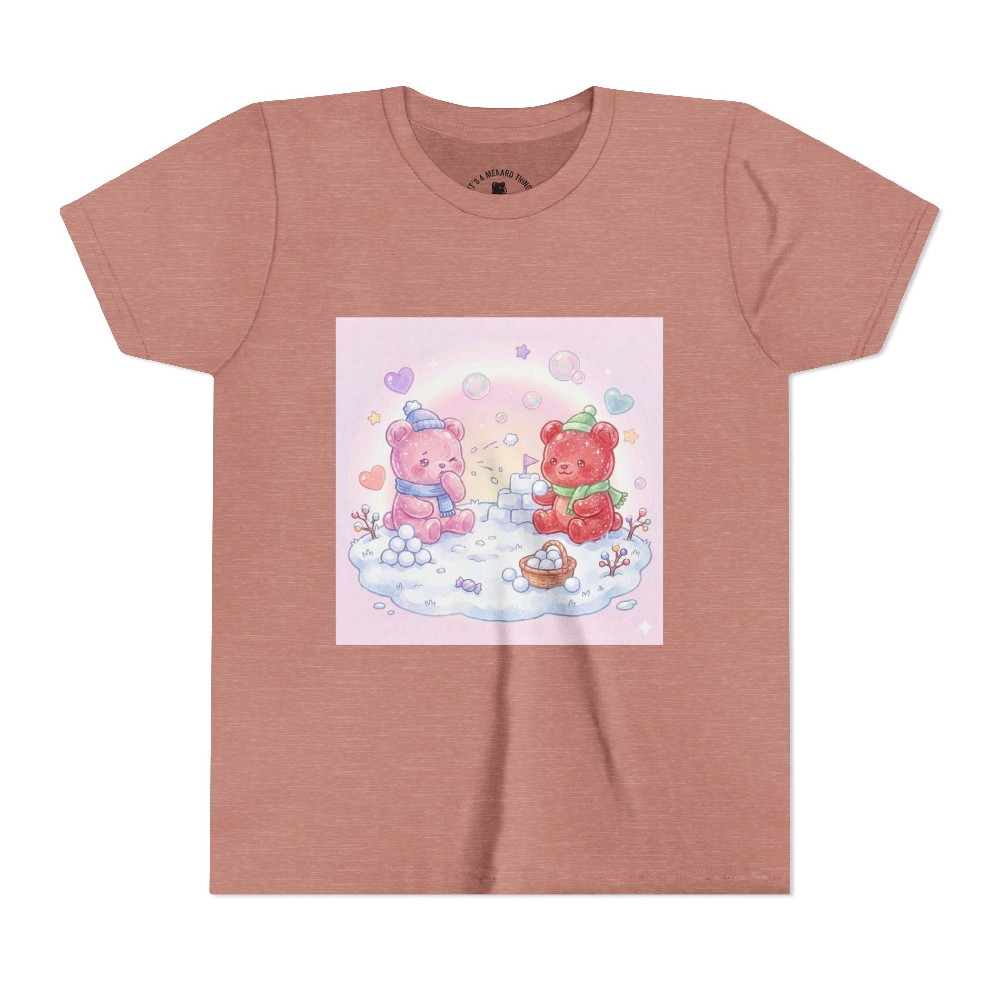 Duo Gooey Gummy Bear Snowball game T-Shirt