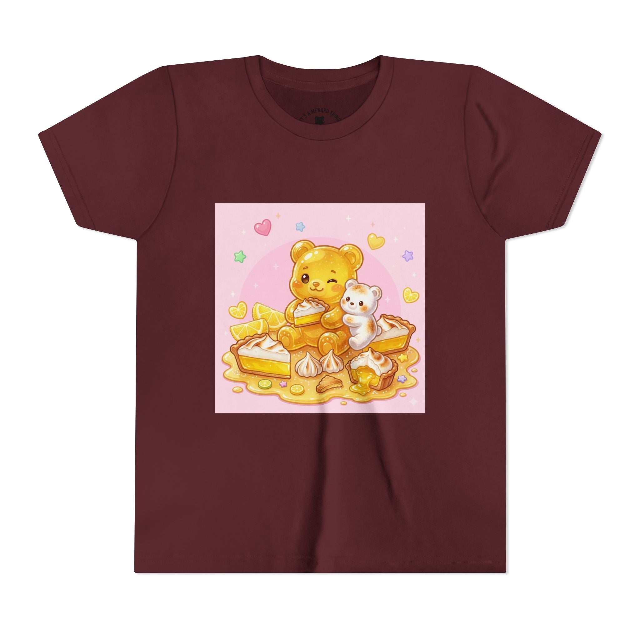Lemon Meringue Pie Gooey Gummy bear Youth Tee