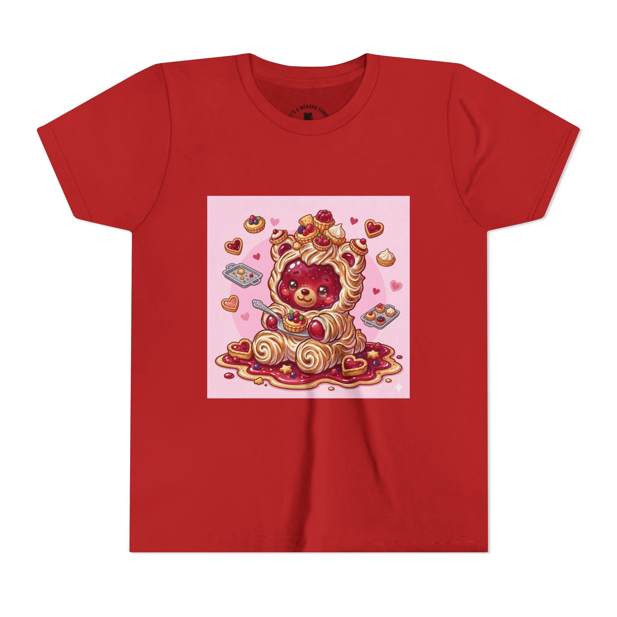 Whipper Berry Tart Gooey Gummy Bear Graphic Youth Shirt