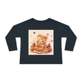 Cinnamon Roll Baked Goods, Sweet Oozy Bear Gummy Friend- Kids Graphic Long Sleeve Shirt